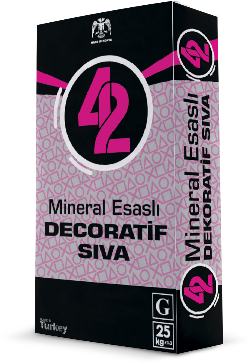 42 Mineral Esaslı Dekoratif Sıva